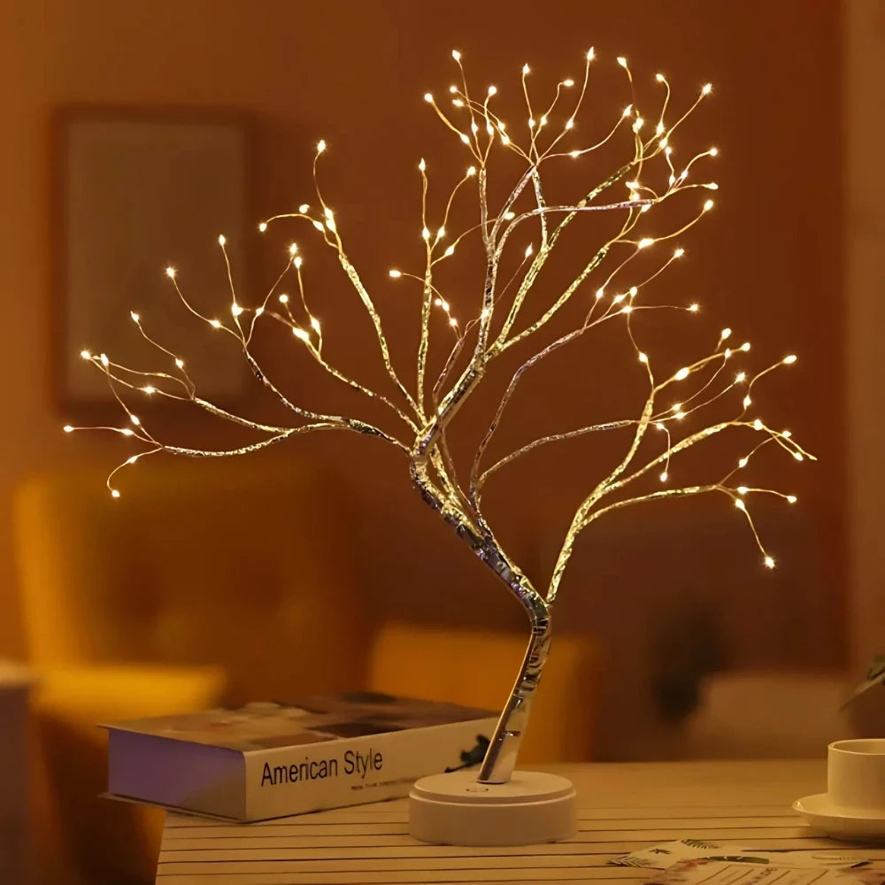 Copper Wire LED Fairy Tree Lamp - view 5