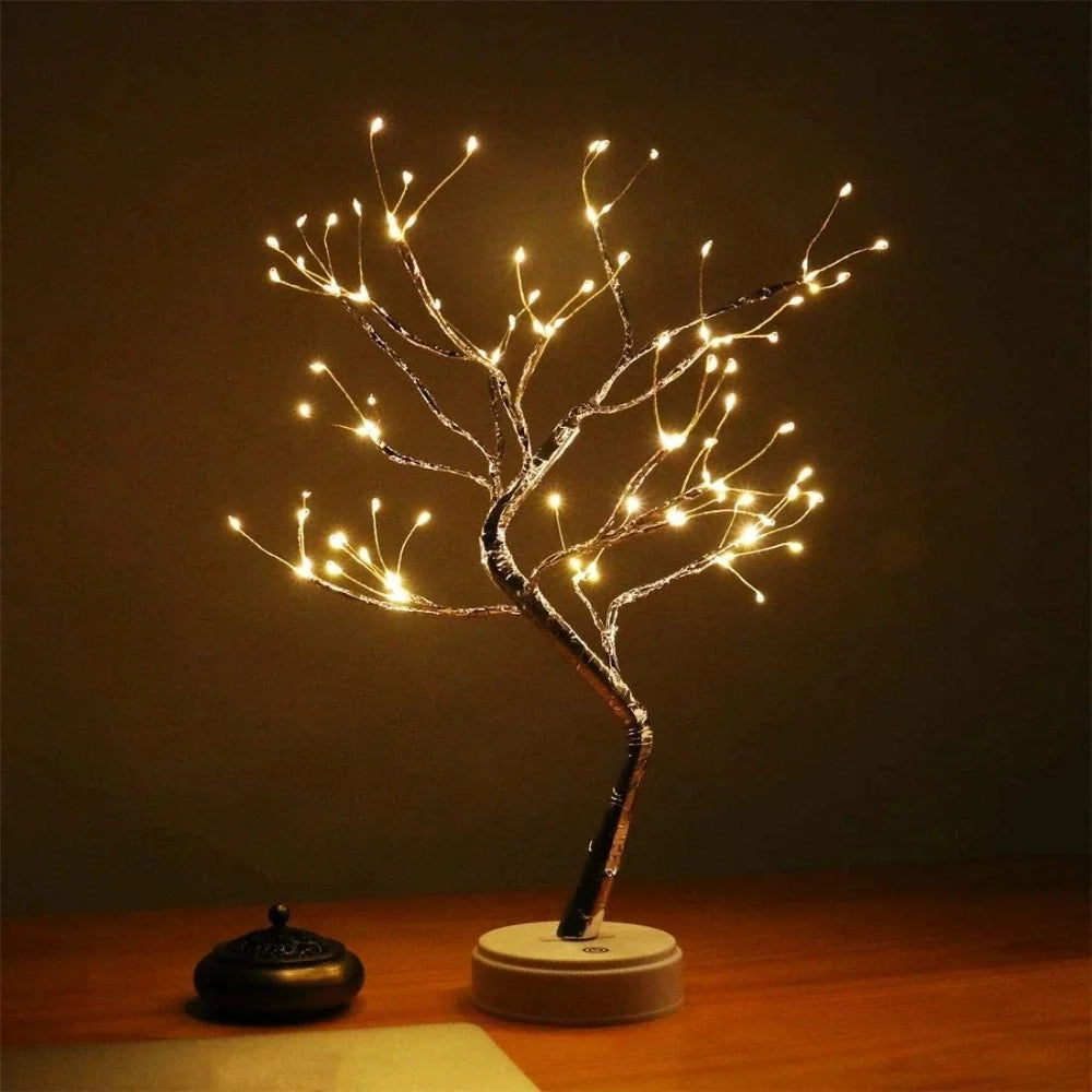 Copper Wire LED Fairy Tree Lamp - view 6