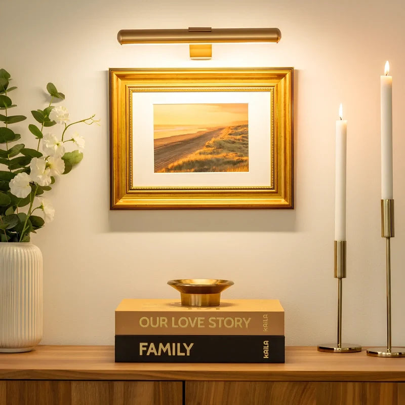 Cordless aluminum LED picture light - view 13