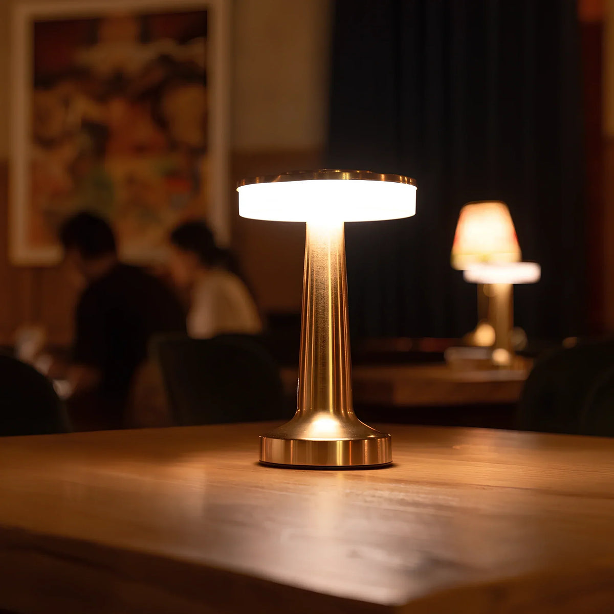 Cordless dimmable retro table lamp - view 19