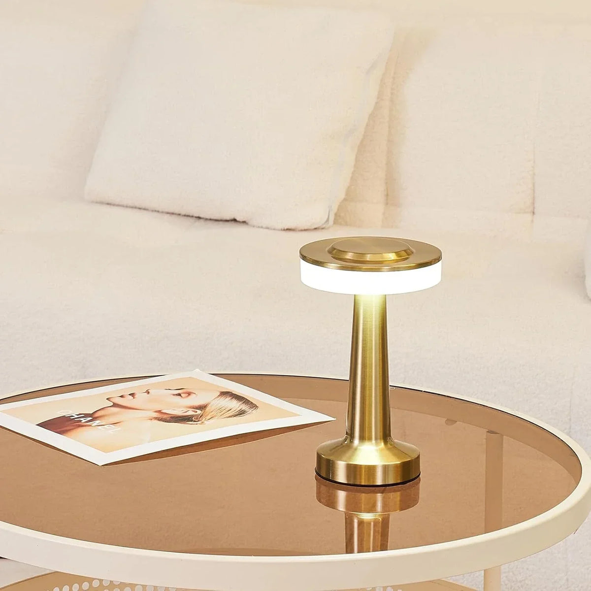 Cordless dimmable retro table lamp - view 20