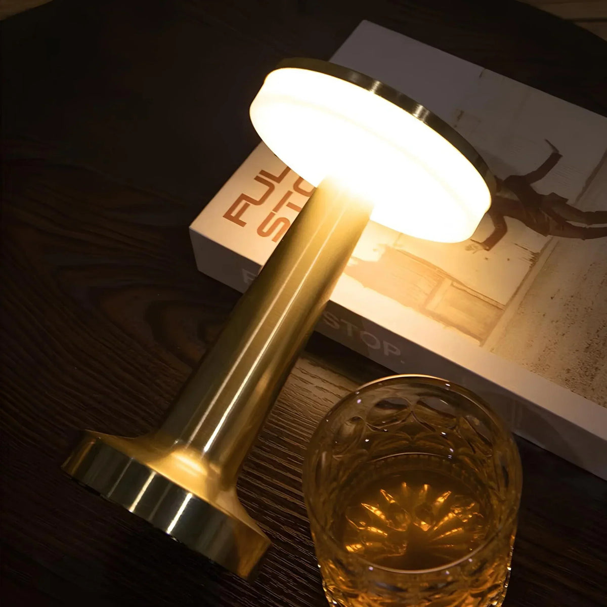 Cordless dimmable retro table lamp - view 23