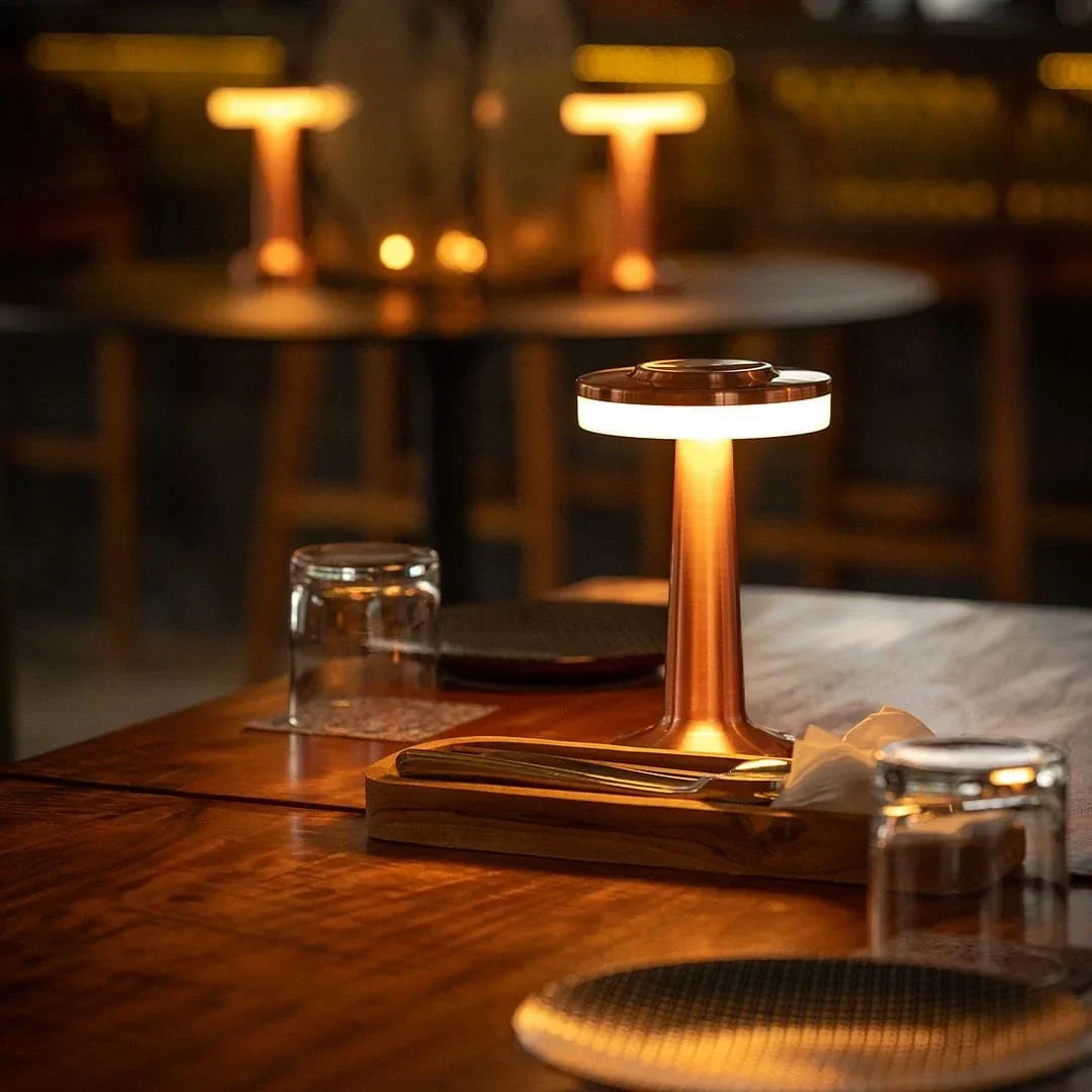 Cordless dimmable retro table lamp - view 4