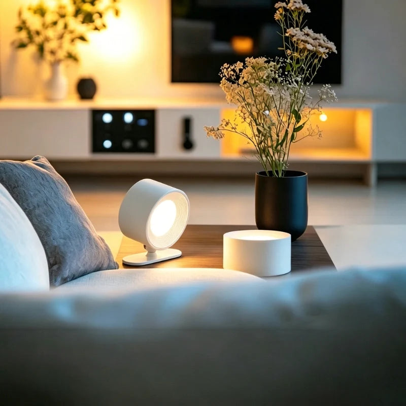 Cordless rotating LED wall lamp - view 11
