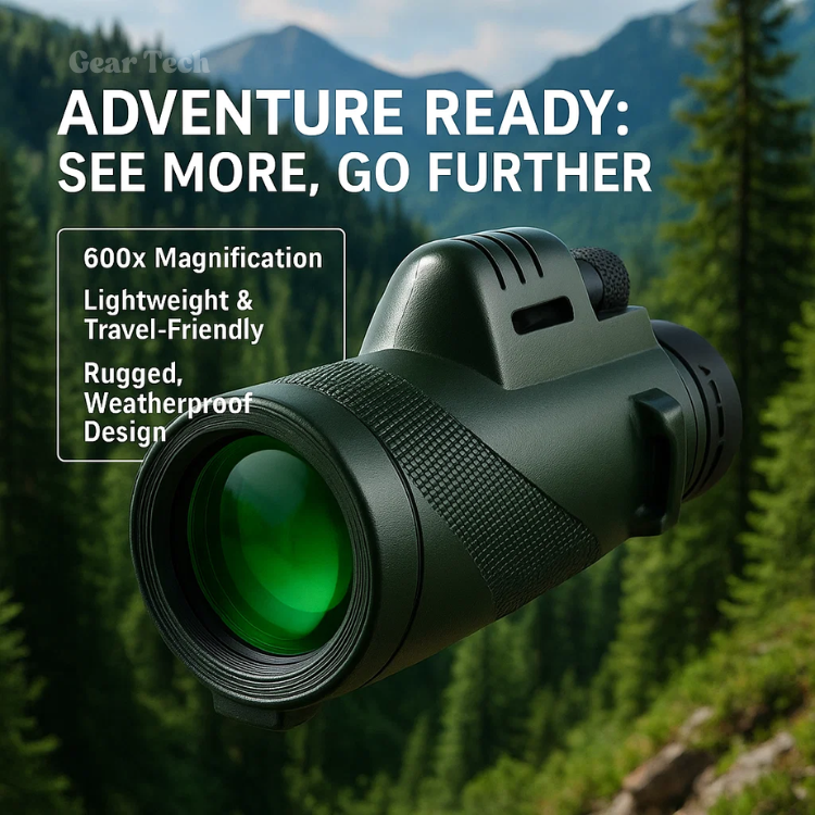 Compact 600x Zoom Monocular with Phone Adapter - view 13