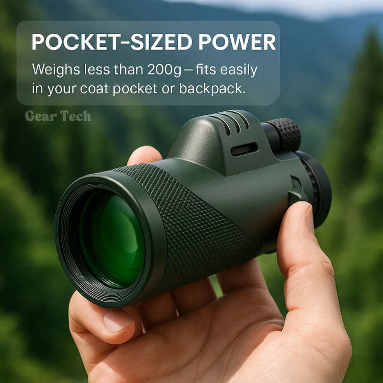 Compact 600x Zoom Monocular with Phone Adapter - view 6