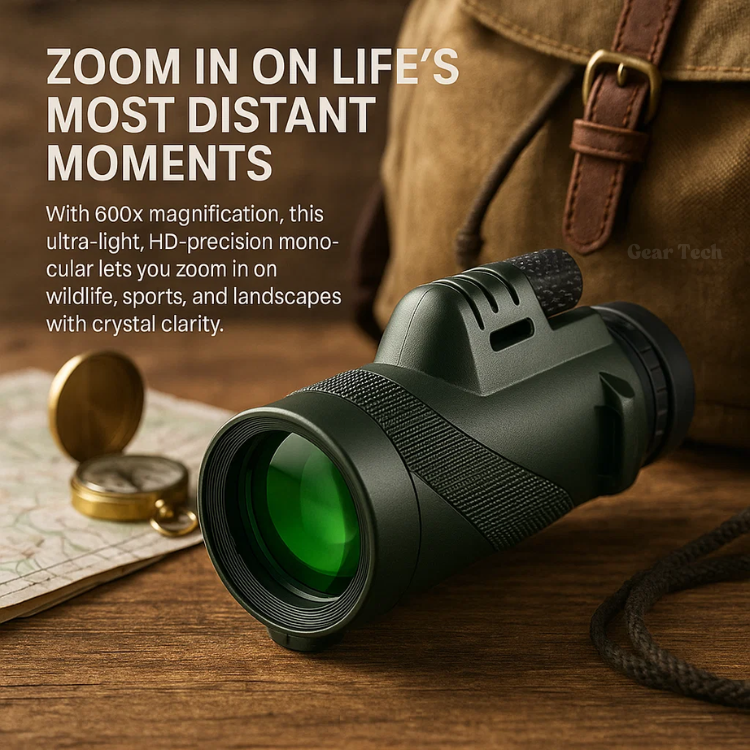 Compact 600x Zoom Monocular with Phone Adapter - view 11