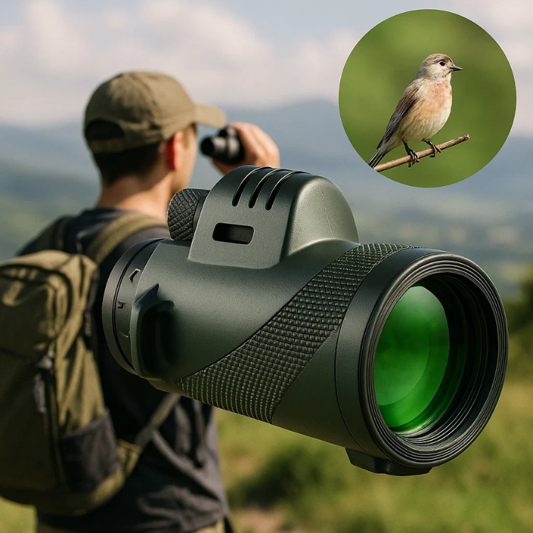 Compact 600x Zoom Monocular with Phone Adapter - view 3