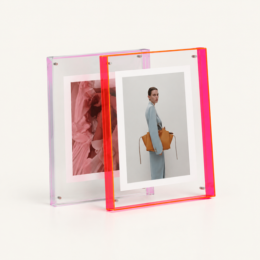 Coloured Clear Acrylic Picture Frame