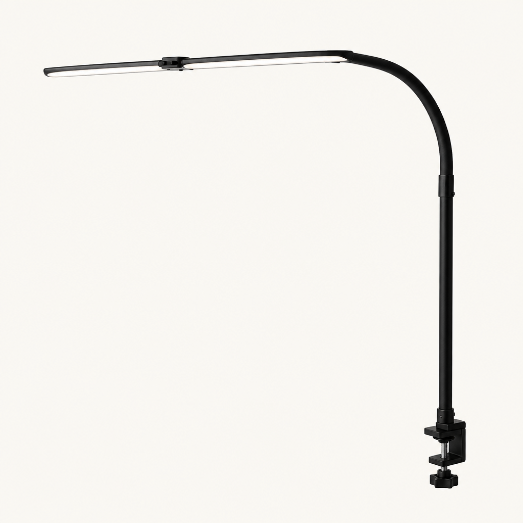 Dimmable LED Gooseneck Clamp Desk Lamp