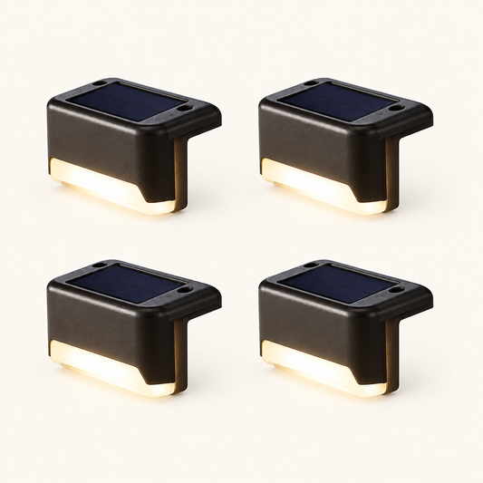 Solar Motion Sensor Outdoor Lights, Set of 4