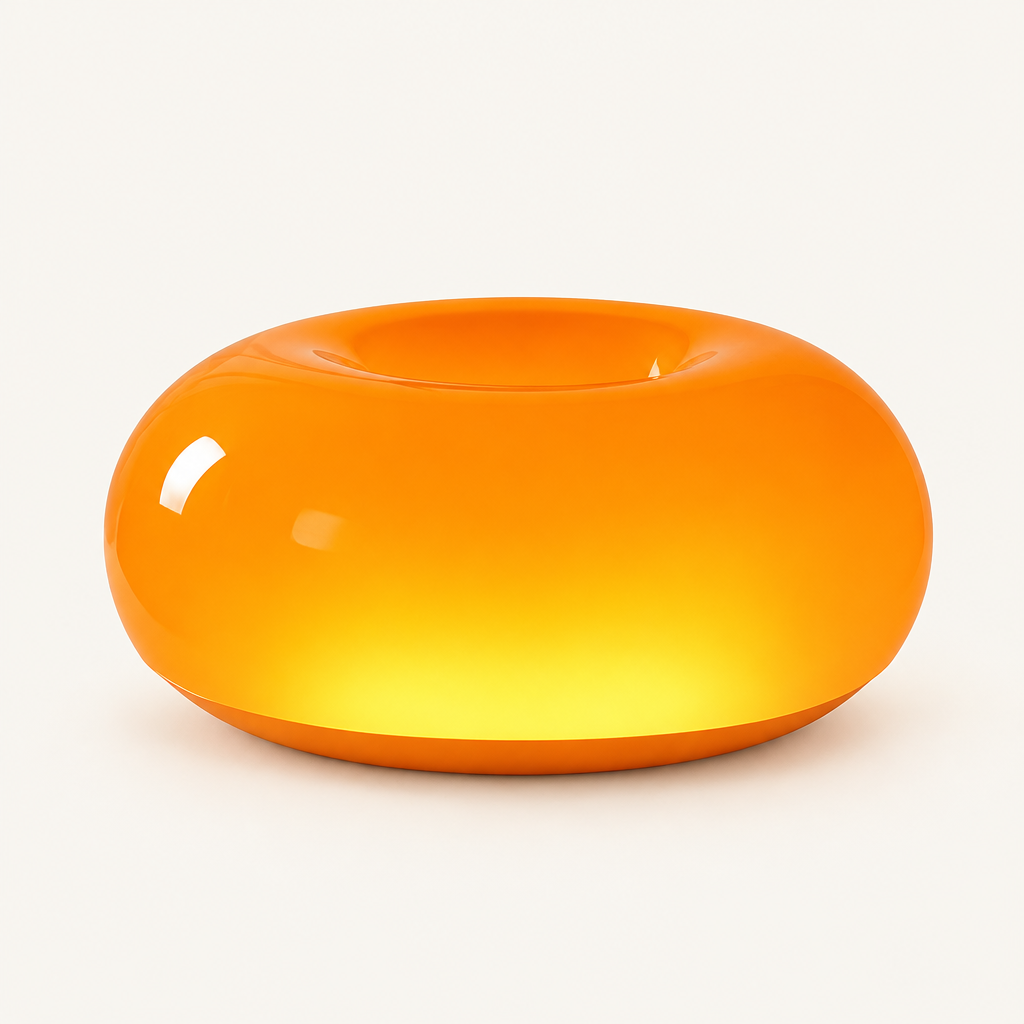 Round Touch-Dimmable LED Table Lamp