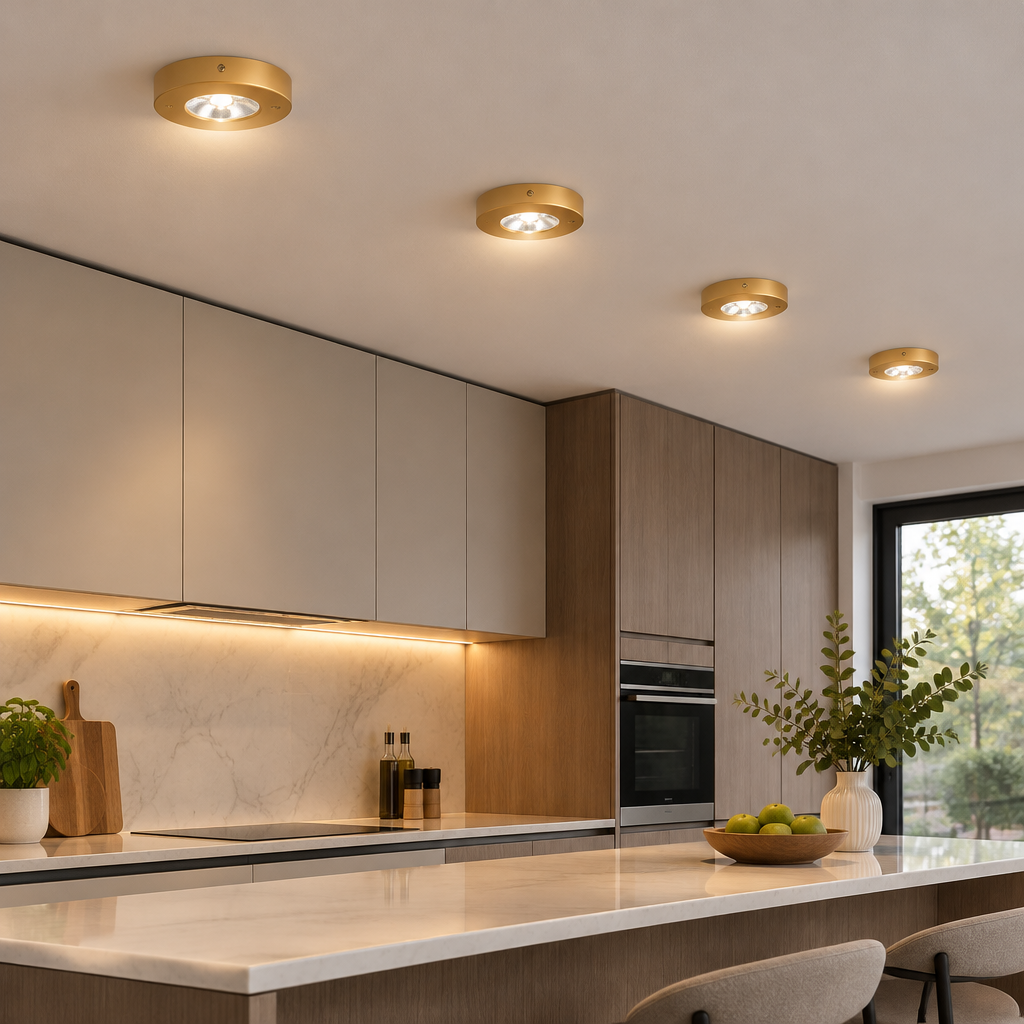 Ultra-Thin Anti-Glare LED Surface Downlight - styled