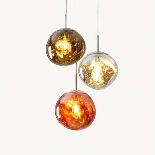Lava Mirror Ball Pendant Light