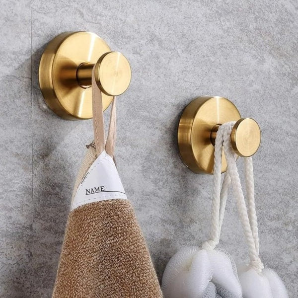 Twist-Lock Suction Cup Wall Hooks, Set of 2 - view 3