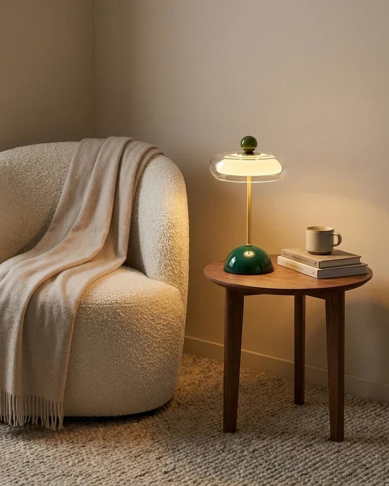 Rechargeable Glass Retro Table Lamp - view 10
