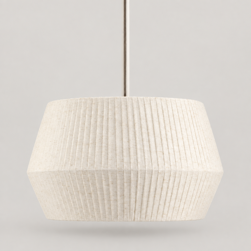 Linen Ceiling Lamp in Oatmeal