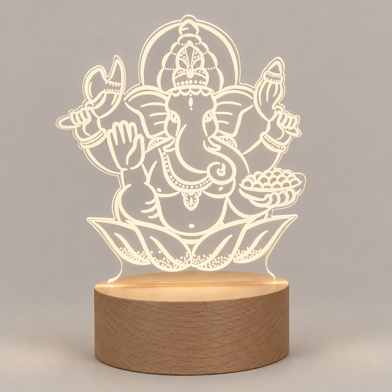 Lord Ganesh LED Night Lamp