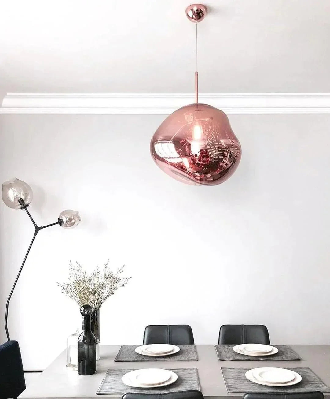 Lava Mirror Ball Pendant Light
