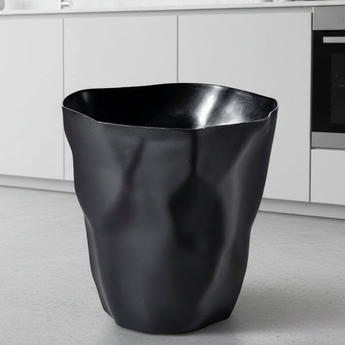 Minimalist Wastebasket with Irregular Shape - view 3