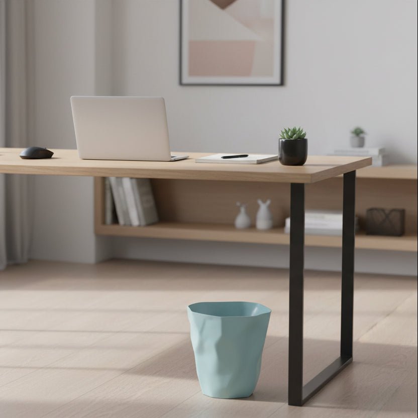 Minimalist Wastebasket with Irregular Shape - view 5