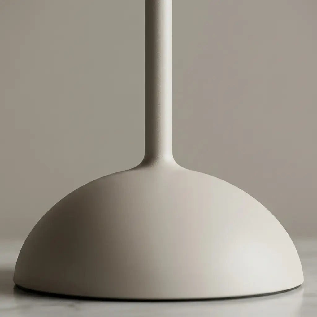 ClayGlow terracotta table lamp with a pleated shade