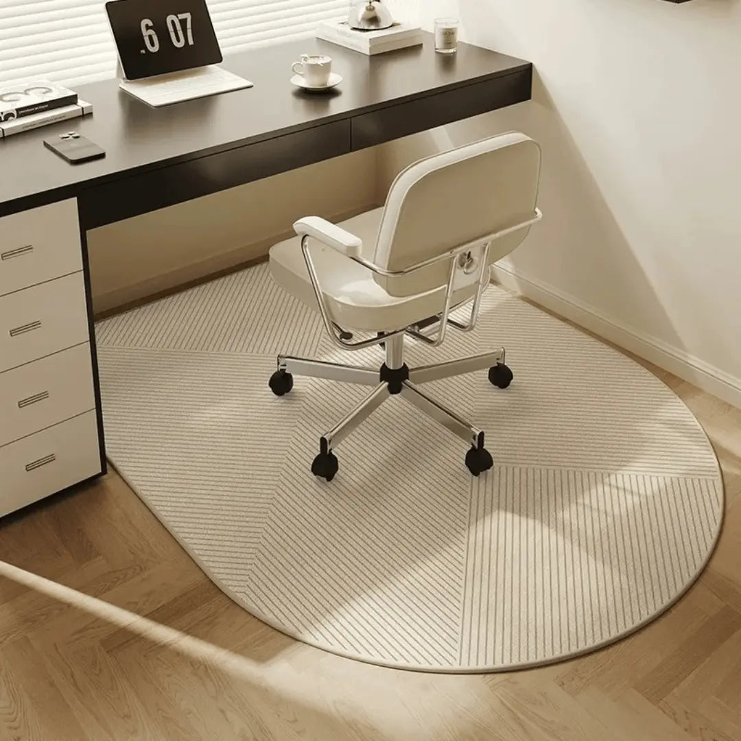 Geometric Border Office Chair Mat, Non-Slip - view 4