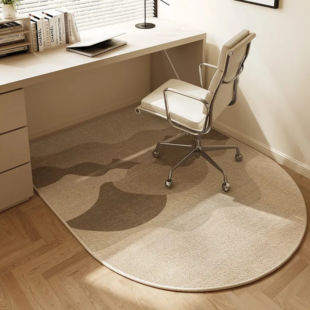 Geometric Border Office Chair Mat, Non-Slip - view 7