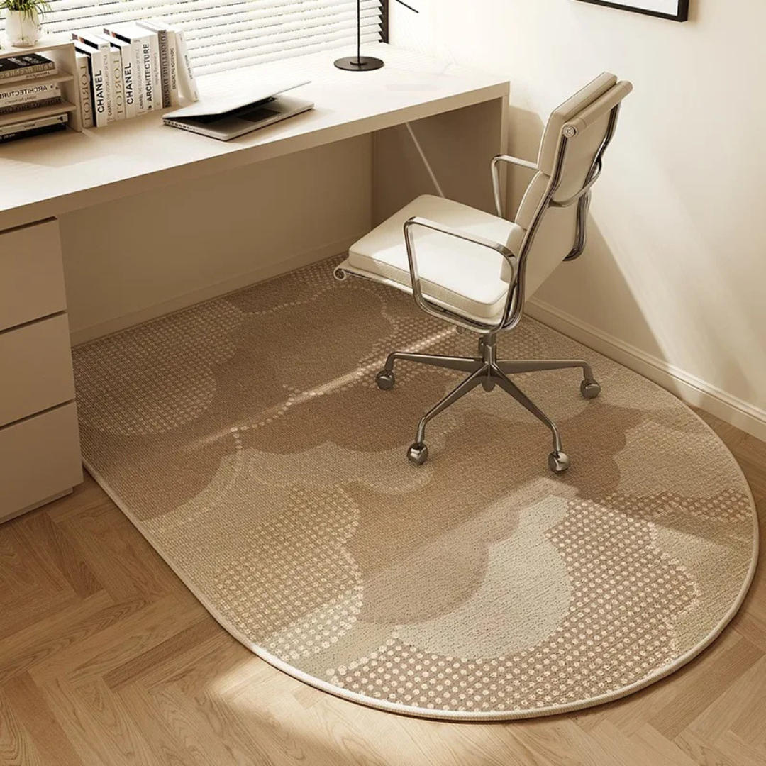 Geometric Border Office Chair Mat, Non-Slip - view 8