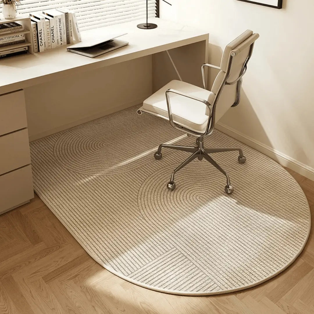 Geometric Border Office Chair Mat, Non-Slip - view 9