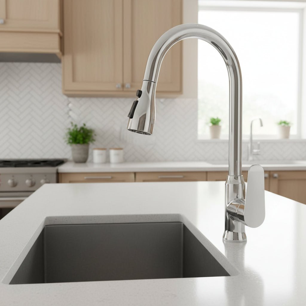 Pull-Out Kitchen Faucet with 360° Swivel Spout - view 3