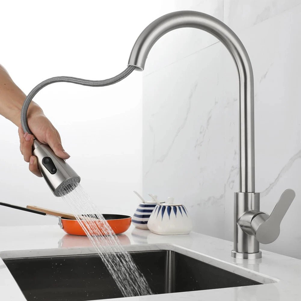 Pull-Out Kitchen Faucet with 360° Swivel Spout - view 5