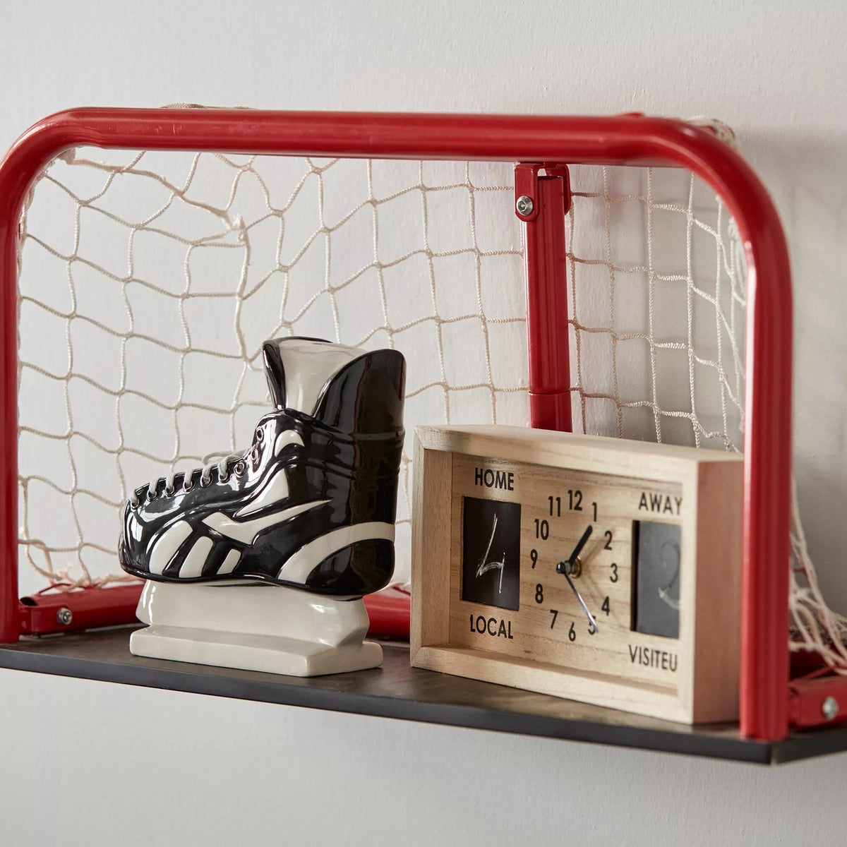 Red Hockey Net Wall Shelf - view 5