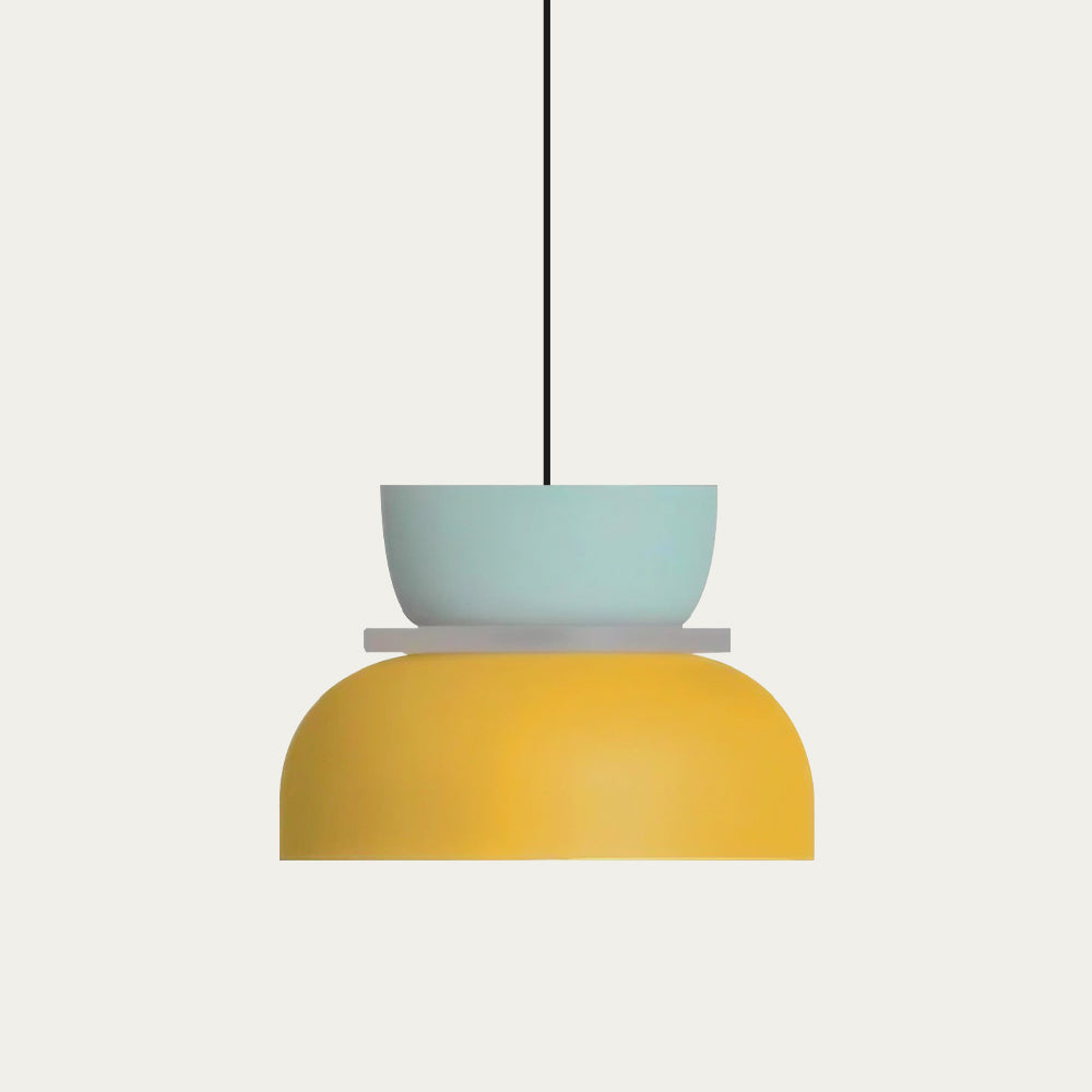 Nordic Colour-Block Pendant Light