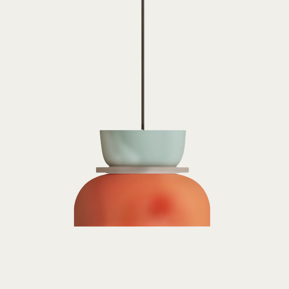 Nordic Colour-Block Pendant Light