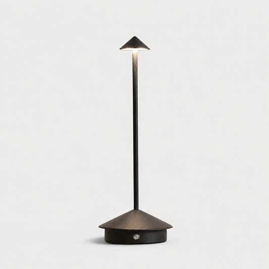 Slim Cordless Rechargeable Table Lamp on a neutral background