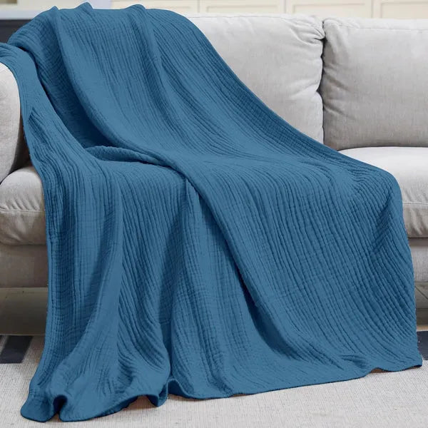 Soft Muslin Cotton Throw Blanket - view 9