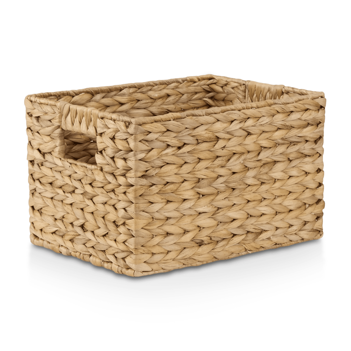 Woven Water Hyacinth Storage Basket - view 3